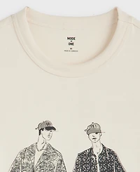 Mode of One Men's Sketch Graphic Relaxed-Fit T-Shirt, Macy's Exclusive