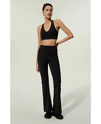 Lilysilk Women's Contour High Rise Flared Drape Flow Leggings