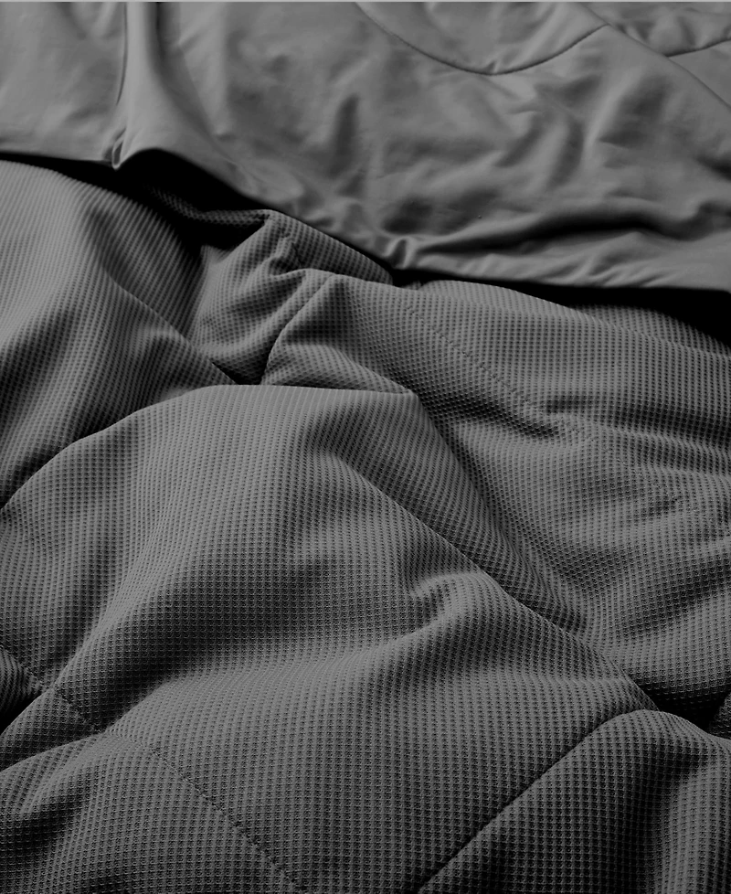 Unikome Oversize Reversible Ultra Soft Waffle Cooling Blanket, King