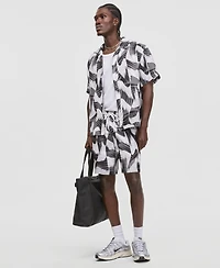 Mode of One Men's Groove Palm Relaxed-Fit Camp Shirt, Macy's Exclusive