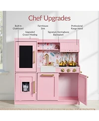 Best Choice Products Pretend Play Kitchen with Framed Chalkboard