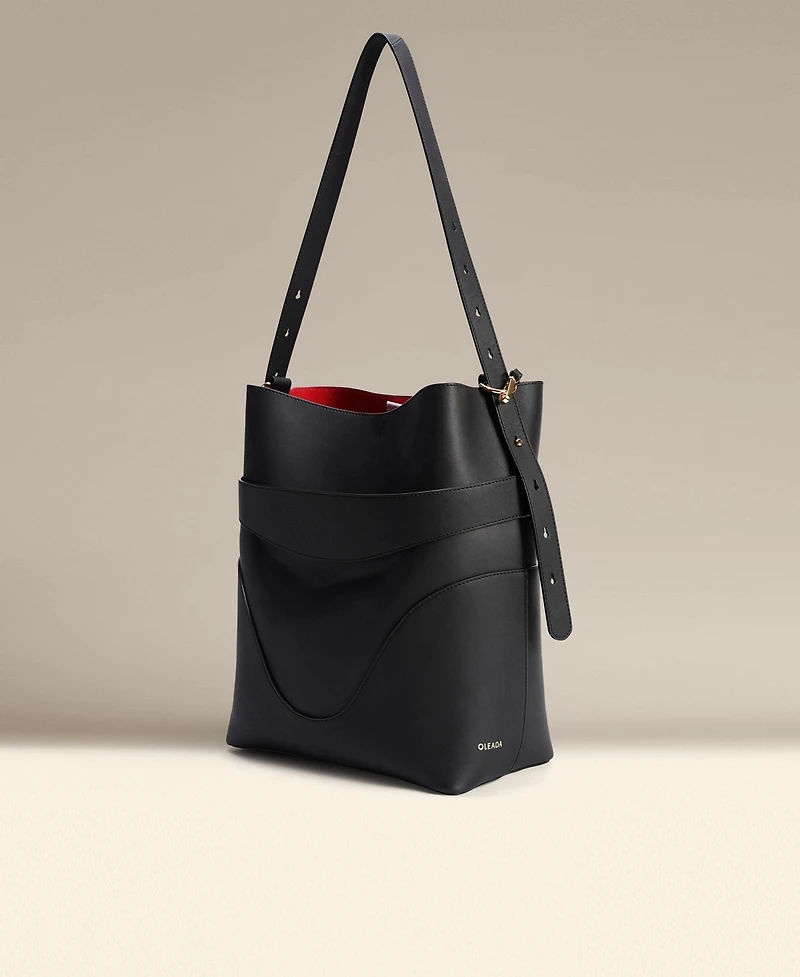Oleada Marina Soft Bucket Leather Bag
