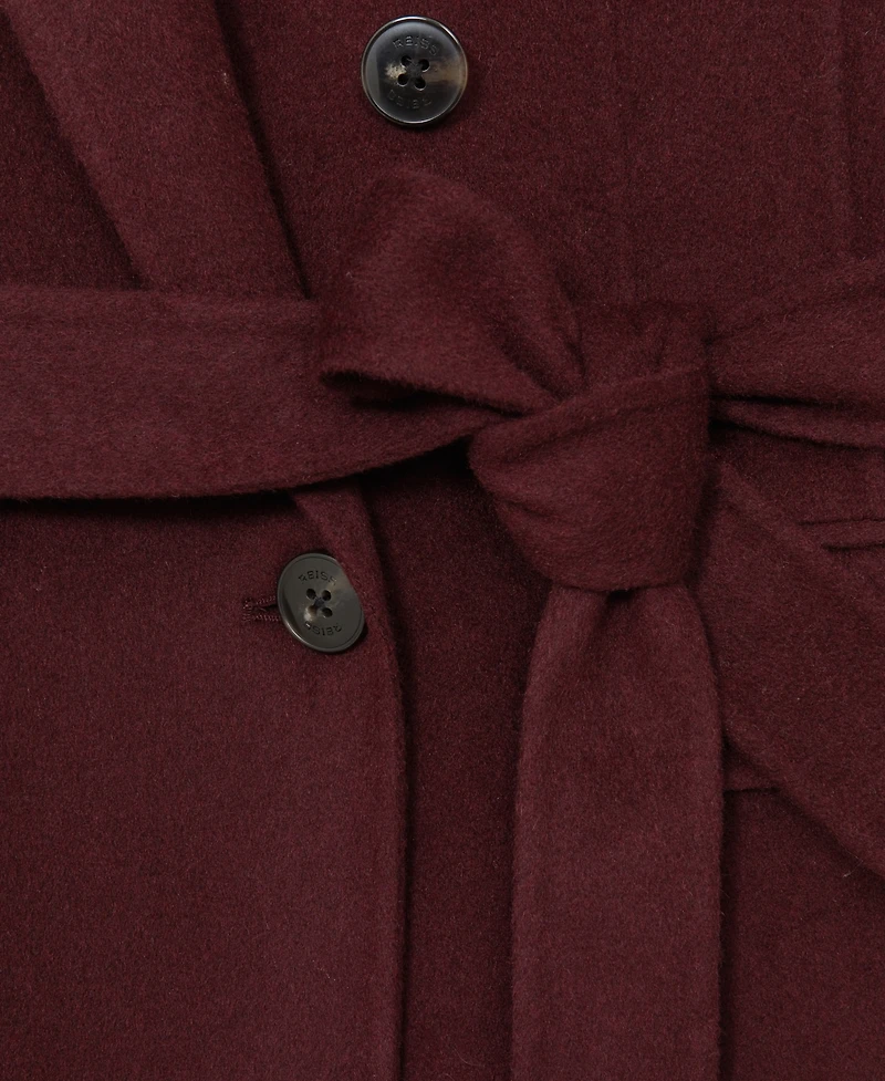 Reiss Women's Double-Breasted Blindseam Wool-Blend Coat