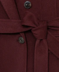 Reiss Women's Double-Breasted Blindseam Wool-Blend Coat