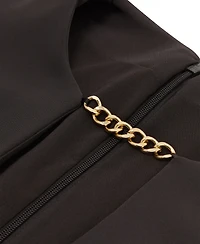 Reiss Women's Chain-Detail Cape Mini Dress