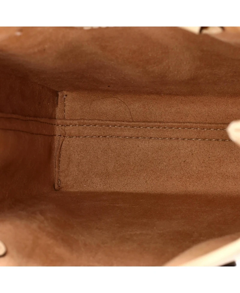 Pre-Owned Gucci Mini Vertical Tote Gg Embossed Leather