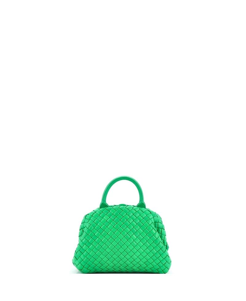 Pre-Owned Bottega Veneta Mini Padded Handle Tote Intrecciato Nappa