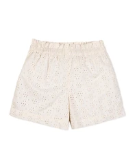 Hope and Henry Toddler Girls' Organic Eyelet Tank Short Set