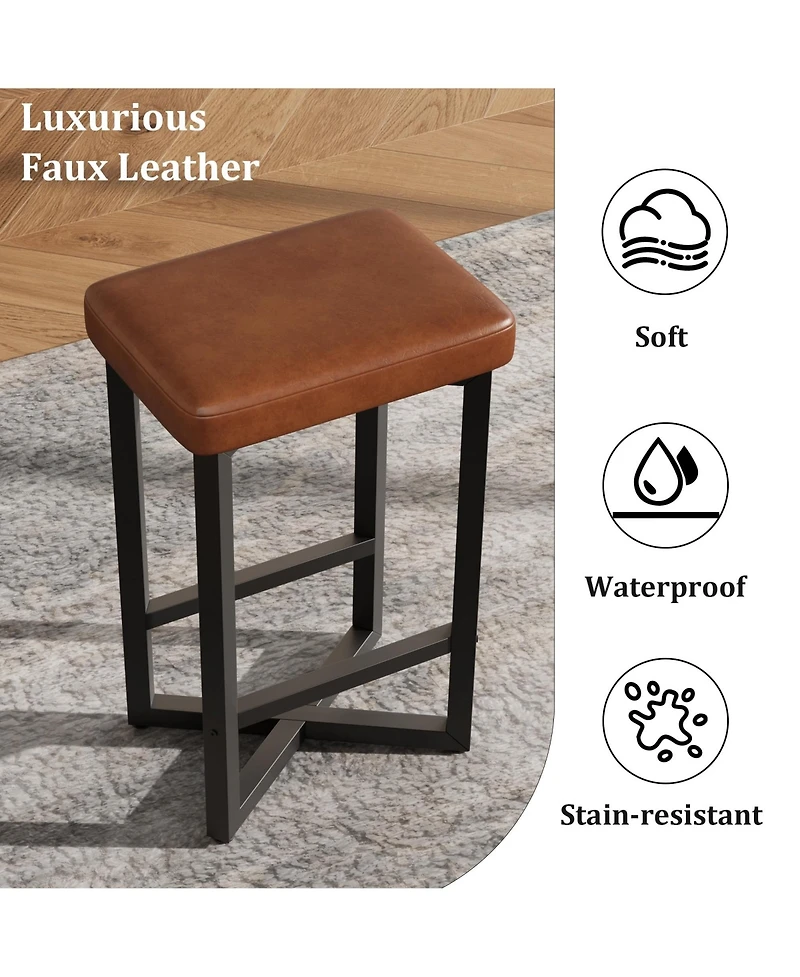 gaomon 24.6" Counter Stools Set of 4
