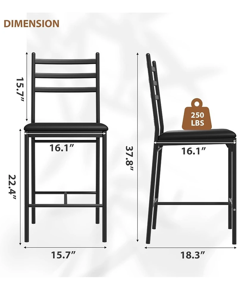 gaomon Dining Chair Bar Stools Set of