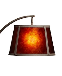 Franklin Iron Works Mission Arc Floor Lamp with Usb Charging Port 66 1/2" Tall