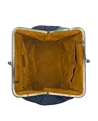 Patricia Nash Serafina Extra-Large Denim Frame Shoulder Handbag