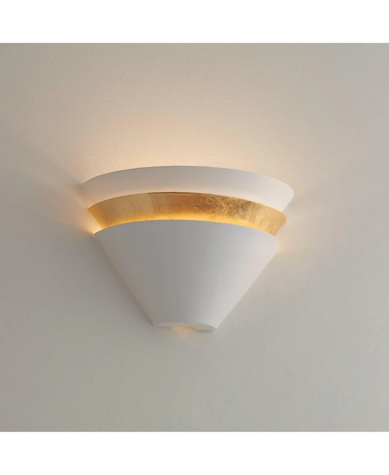 360 Lighting Misty 6 1/4" High Leaf Led Wall Sconce