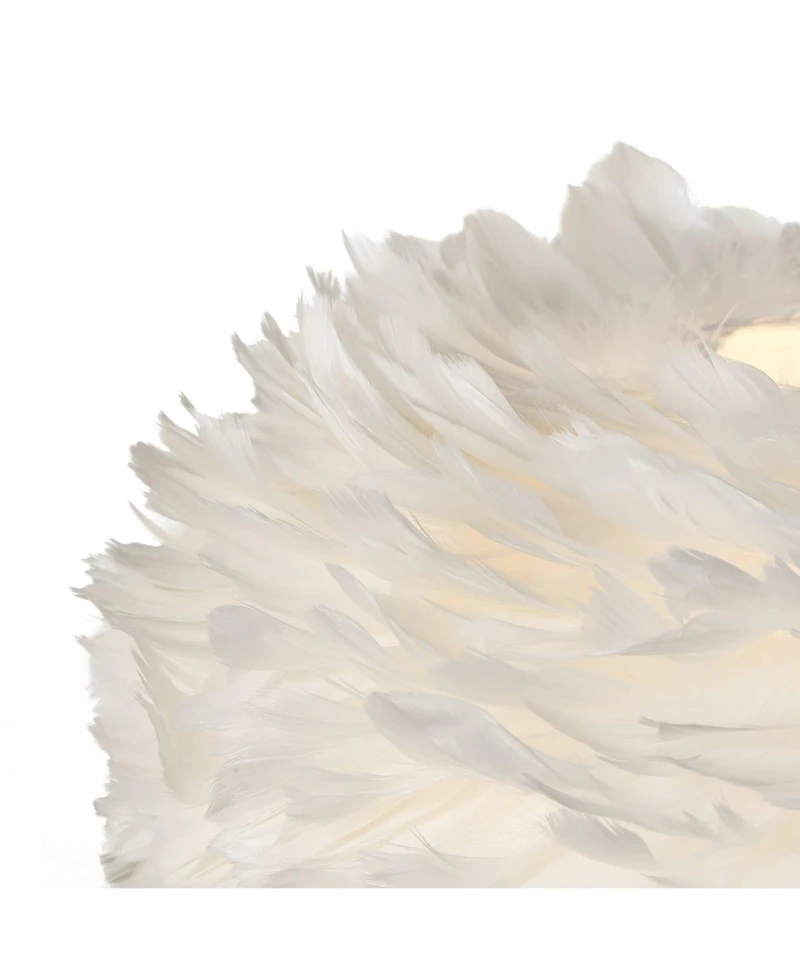 Possini Euro Design Possini Euro Branta 20 1/2"W White Goose Feather Modern Pendant Light