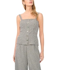 Vince Camuto Women's Sleeveless Button Front Tank Top