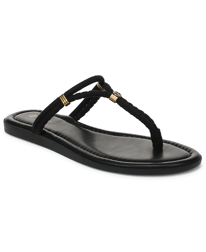 Giani Bernini Women's Tylee Braided Flat Slides Sandals, Macy's Exclusive