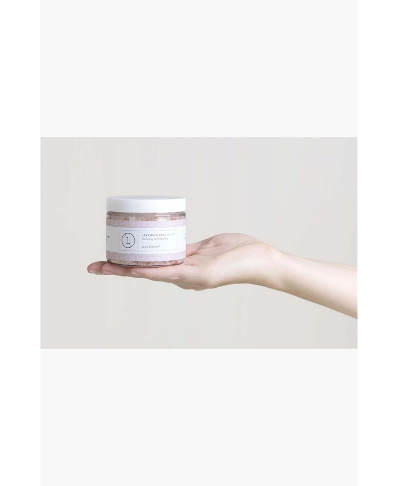 Lizush Natural Lavender Bath Salt Soak, 9oz