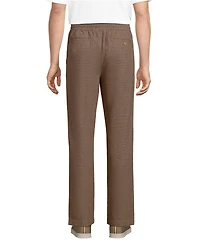 Lands' End Men's Classic Fit Linen Blend Deck Pant