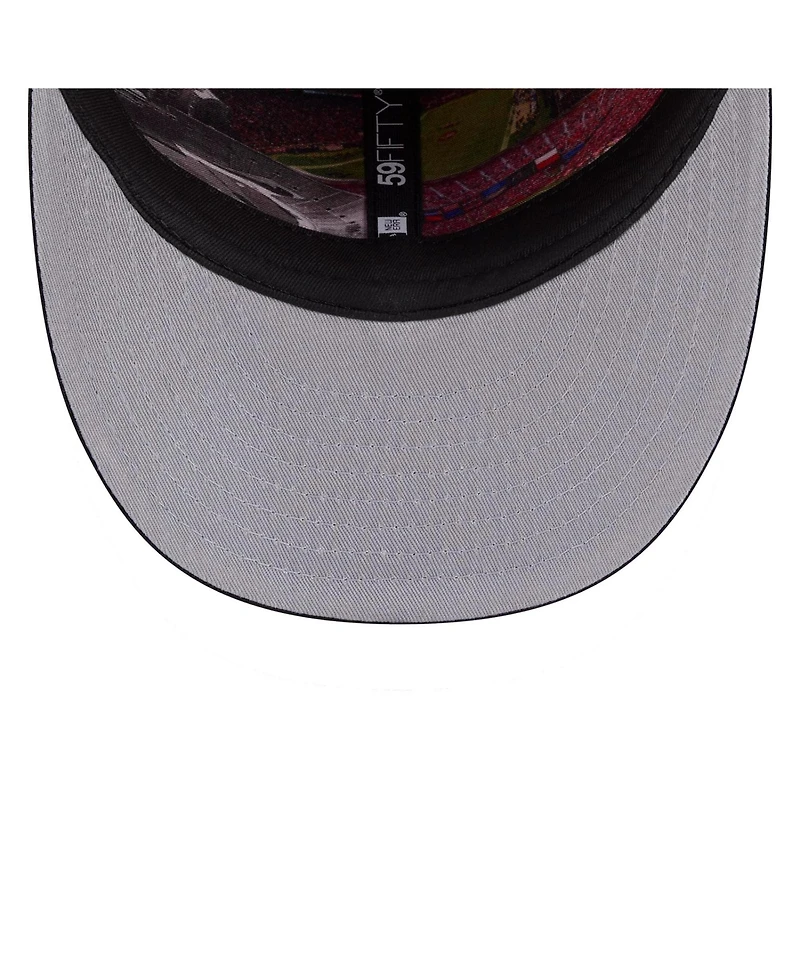 New Era Men's Scarlet/Black San Francisco 49ers 2026 Nfl Draft Pre-Curved 59FIFTY Fitted Hat