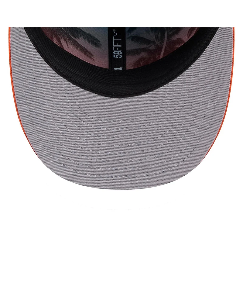 New Era Men's Aqua/Orange Miami Dolphins 2026 Nfl Draft Pre-Curved 59FIFTY Fitted Hat