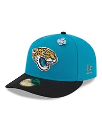 New Era Men's Teal/Black Jacksonville Jaguars 2026 Nfl Draft Pre-Curved 59FIFTY Fitted Hat