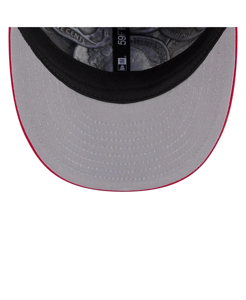 New Era Men's Royal/Red Buffalo Bills 2026 Nfl Draft Pre-Curved 59FIFTY Fitted Hat