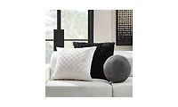 Z Gallerie Checker Velvet Pillow