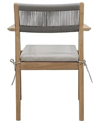 Bristol 31" Olefin Agate Stacking Chair with Cushion, Created for Macy's
