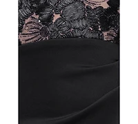 Betsy & Adam Petite One-Shoulder Midi Dress
