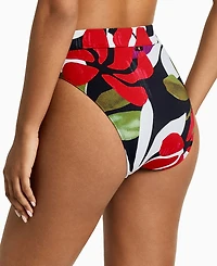 Lauren Ralph Women's Banded Modern High-Waist Swim Bottoms