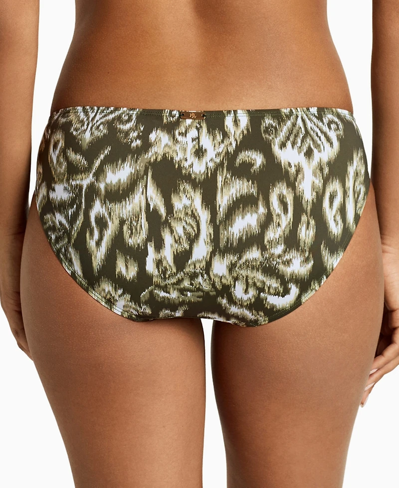 Lauren Ralph Women's Print Hipster Swim Bottoms