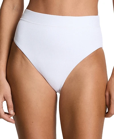 Lauren Ralph Women's Banded High-Waist Swim Bottoms
