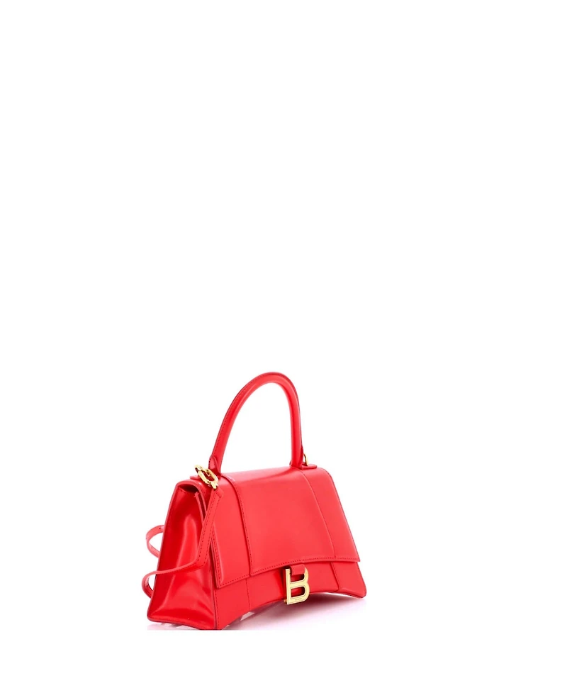 Pre-Owned Balenciaga Small Hourglass Top Handle Bag Leather
