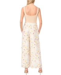 Vince Camuto Women's Mid-Rise Wide-Leg Pull On Pants