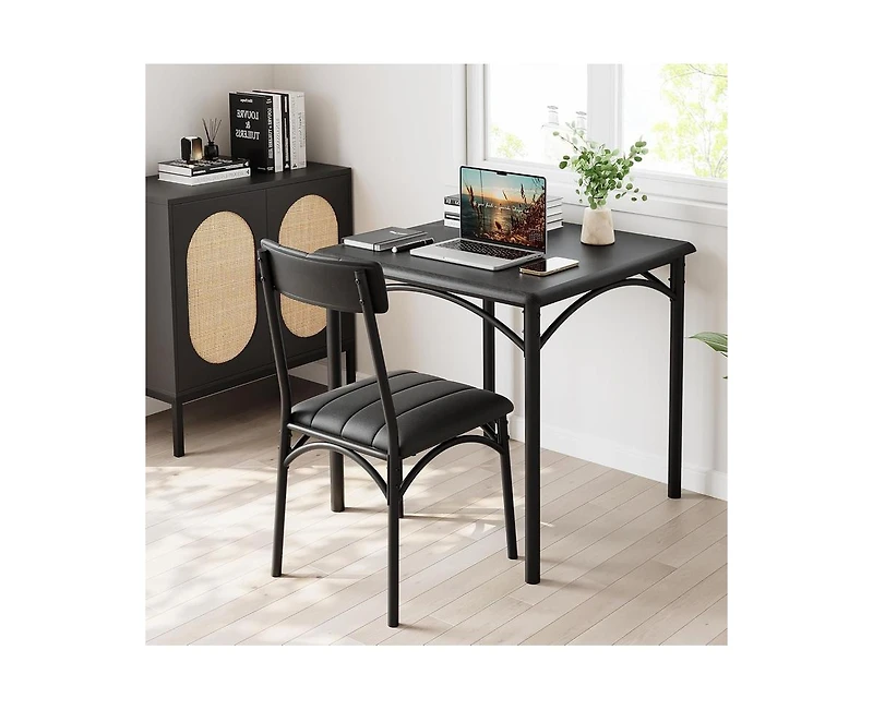 gaomon 3-Piece 2-Person Modern Square Dining Table Set