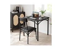 gaomon 3-Piece 2-Person Modern Square Dining Table Set
