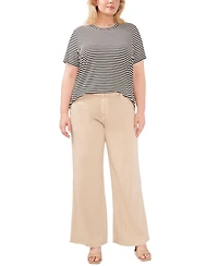 Vince Camuto Plus Short-Sleeve Crew Neck T-Shirt