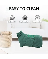 Aronkl Microfiber Super Absorbent Dog Drying Coat
