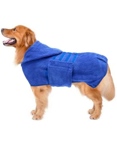 Aronkl Microfiber Super Absorbent Dog Drying Coat