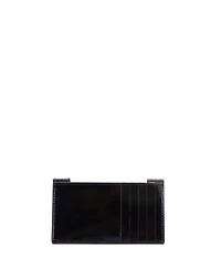Pre-Owned Saint Laurent Bicolor Monogram Wallet Leather and Patent