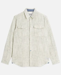 Scotch & Soda Men's Regular-Fit Long-Sleeve Cotton Collared Shirt