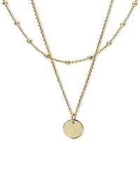 Ana Luisa Willow Set Gold-Plated Coin Necklace