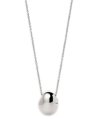 Ana Luisa Pebble Mini Silver Pendant Necklace