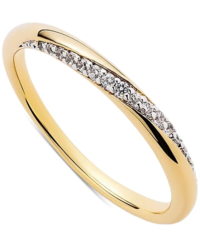 Ana Luisa Kira Slim Gold-Plated Gold Band Ring