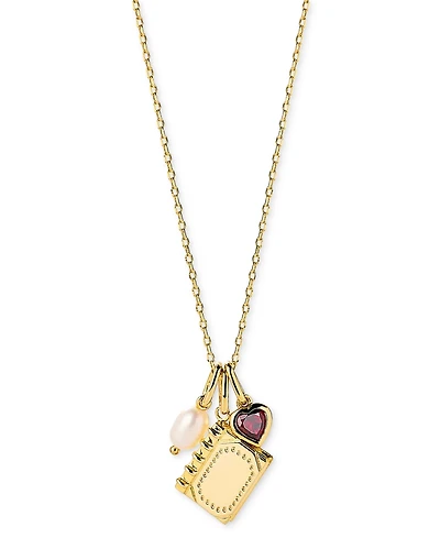 Ana Luisa Alexa Gold-Plated Charm Necklace