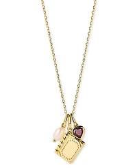 Ana Luisa Alexa Gold-Plated Charm Necklace