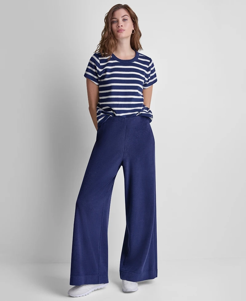 Dkny Jeans Petite Short-Sleeve Crew Neck T-Shirt