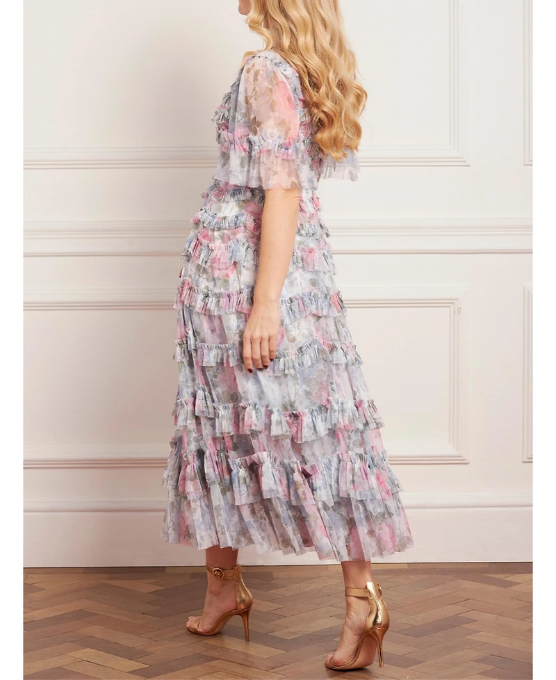 Needle & Thread Women's Camille's Garden Round Neck Dress