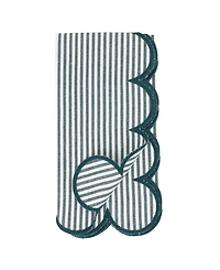 Saro Lifestyle Striped Cotton Decorative Napkins, Set of 4