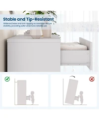 gaomon Tall Dressers for Bedroom with 5 Drawers, Wood Dressers for Closet, Living Room, Hallway, Entryway